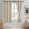 100% Blackout Curtains with Tiebacks – 2-Piece Set