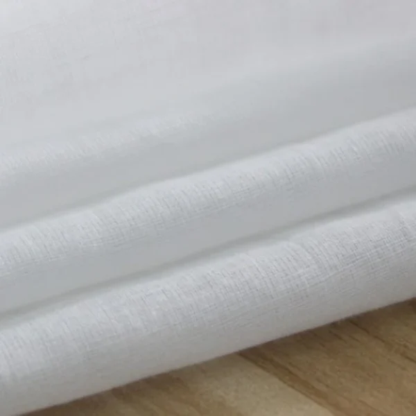 White Cotton Voile Fabric – 3 m
