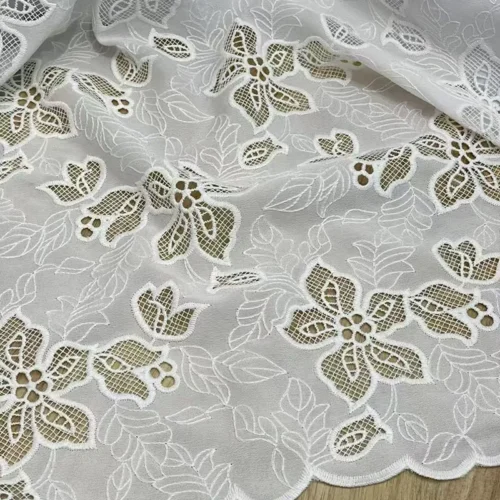 S24b2cf85646f4db4bf7eaa5500da1a57K.webp Water-Soluble Floral Embroidered Lace Fabric – 90 × 130 cm
