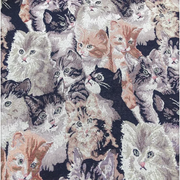 S55d9aa9b3f02483c8bff80ed3e1296efE.webp Cute Cat Cotton Canvas Fabric – 150 × 150 cm