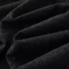 Black Cotton Eyelet Embroidery Fabric – 1 Yard