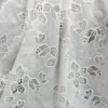 Water-Soluble Floral Embroidered Lace Fabric – 90 × 130 cm