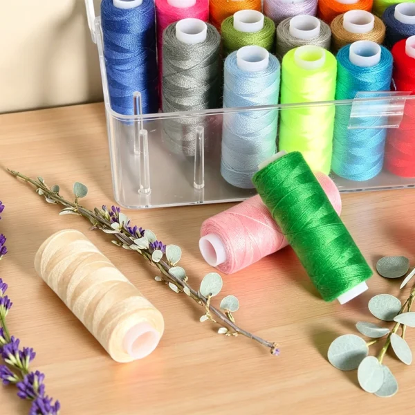 27-Colour Polyester Sewing Thread Set