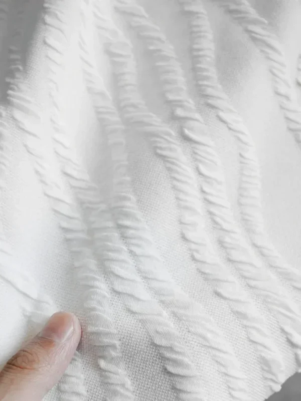 Sfbf7036e2fa04fc09d5d0dfcd5fa59c6H.webp White Striped Jacquard Knit Fabric – 1 m