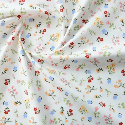 Cotton Twill Fabric – Floral Design