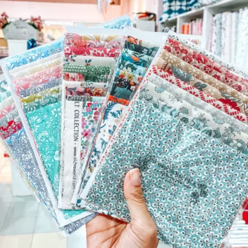 100% Cotton Floral Scrap Fabric Bundle
