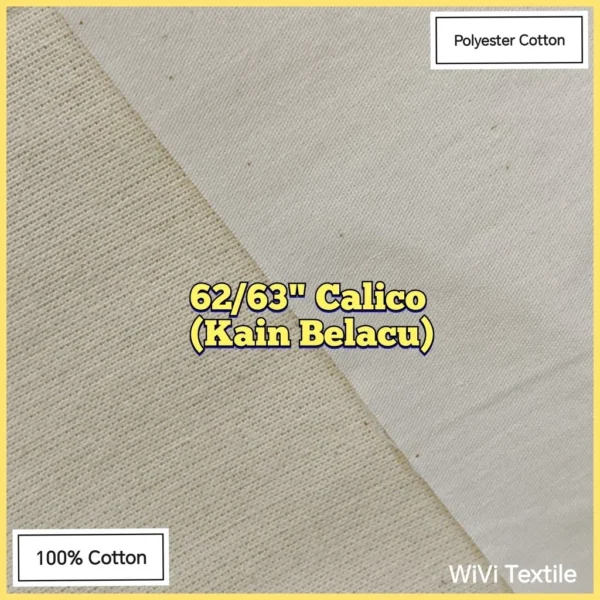 my-11134207-7rasa-mcf5ojqqw3iif4.webp Unbleached Cotton Calico Muslin Fabric – 62/63" Wide