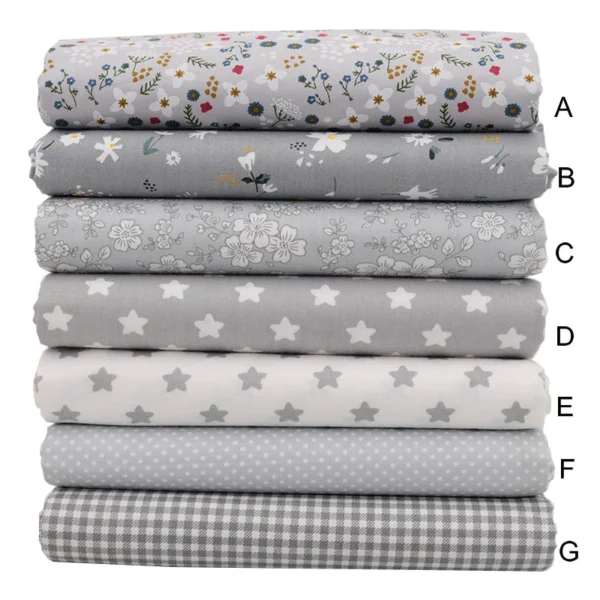 100% Cotton Plain Fabric – DIY Sewing & Craft Material