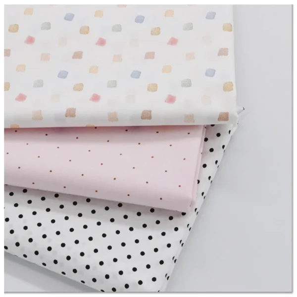 sg-11134201-825a2-mexzud7z32tfaf.webp Cotton Twill Fabric – Colorful Sugar Cube Polka Dot Design